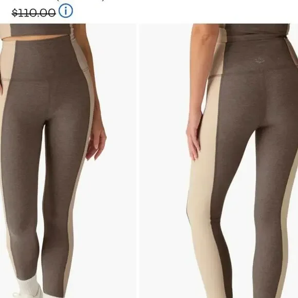 Beyond Yoga Space Dye Colorblock Ankle Leggings  M - Picture 10 of 10